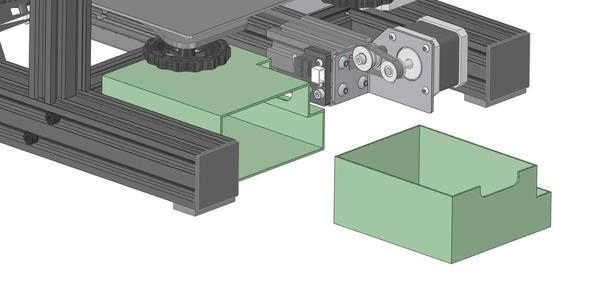 Ender 3 Pro Rear Right Drawer (remix)