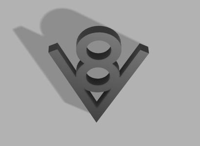 V8 earring