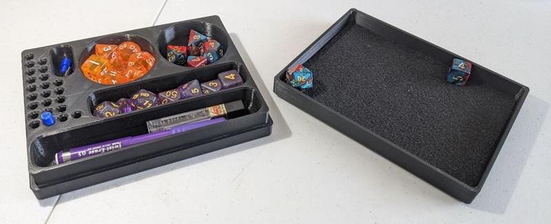 Dice Tray w/ Spell Slot Tracker