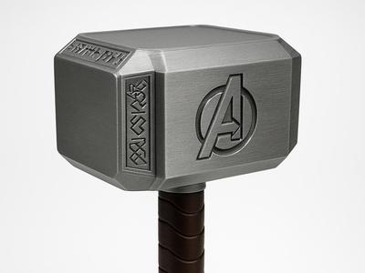 Mjolnir Headphone Stand – Marvel-Inspired Holder 