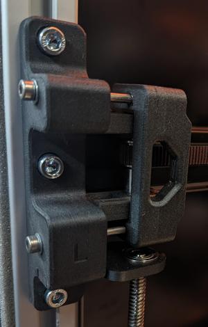 Open front belt tension mod for Ratrig Vcore 3.1 enclosure version.