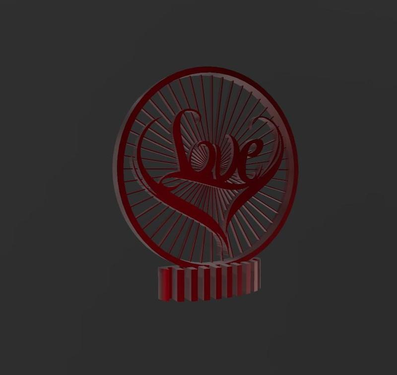 Love - Q67 - Quick Print Gift - 2D - NO SUPPORT