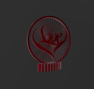 Love - Q67 - Quick Print Gift - 2D - NO SUPPORT