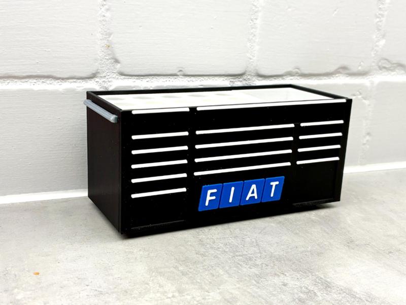 Fiat Inspired car Desk work toolbox pen holder