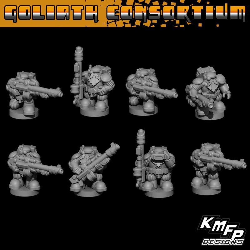 Goliath Consortium Sniper Commandos (6-8mm)