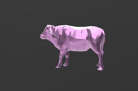 Buffalo - Low Poly - Excellent Design - Decor