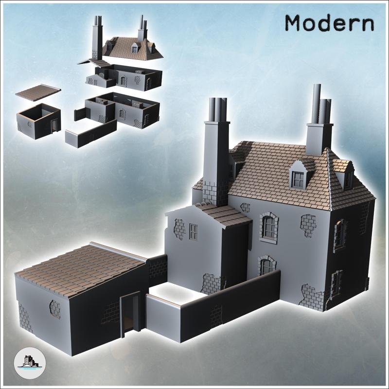 Café Désiré Ingouf (Carentan, Normandy, France) (7) - Modern WW2 WW1 World War Diaroma Wargaming RPG Mini Hobby