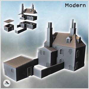 Café Désiré Ingouf (Carentan, Normandy, France) (7) - Modern WW2 WW1 World War Diaroma Wargaming RPG Mini Hobby