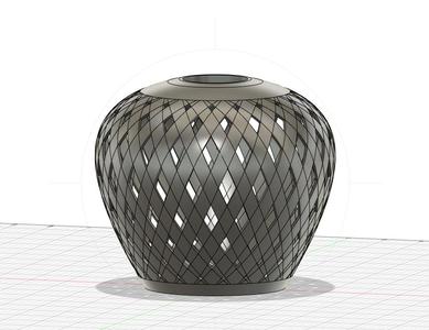 Basket style Lamp Shade for batteri candles