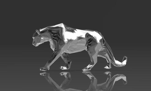 Panther - Low Poly - Excellent Design - Decor