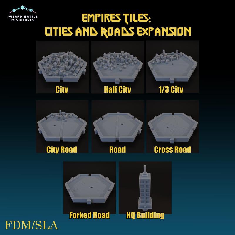 Empires Tiles: Cities and Roads Expansion