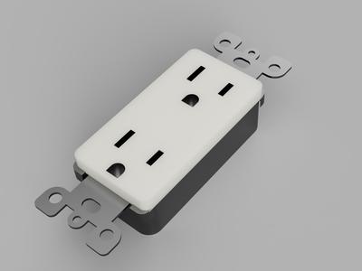 Model of a Decora style outlet