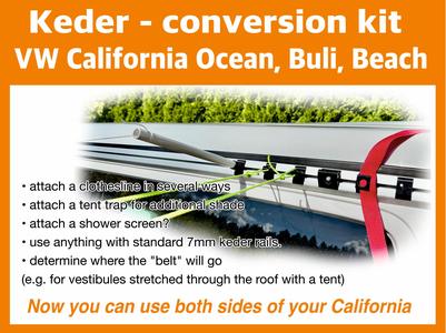 Keder converters - for VW California like T5-T6.1
