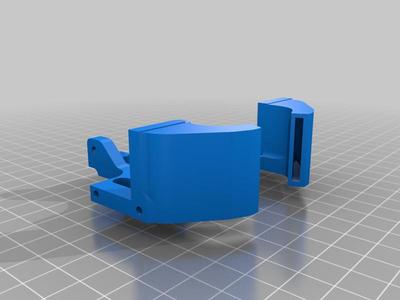 CR-10 50 x 15 Double Blower Fan Fang Mount remix with BLTouch