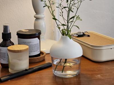 Vase top for ikea glass