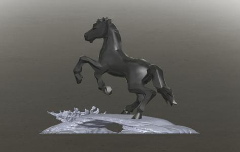 Horse Wild Wind - Decor - Object - Figure - Ornament