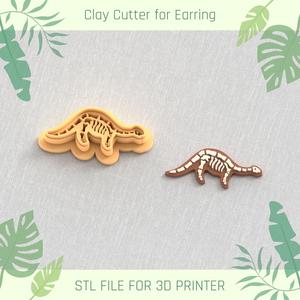 Diplodocus Skeleton POLYMER CLAY CUTTER