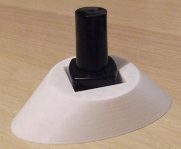 Un-knock-over-able nail polish holder