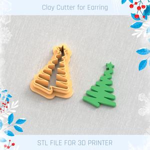 Tree CHRISTMAS POLYMER CLAY CUTTER