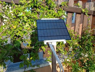 Small Solar Box and Support for solar panel (soil moisture sensor)