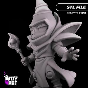 Dark Magician - Yu-Gi-Oh! Chibi STL for 3D Print