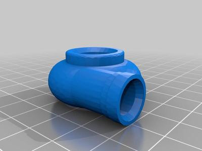 Turbo keychain with spinning rotor