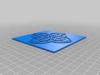 Embossing Plate Ornament