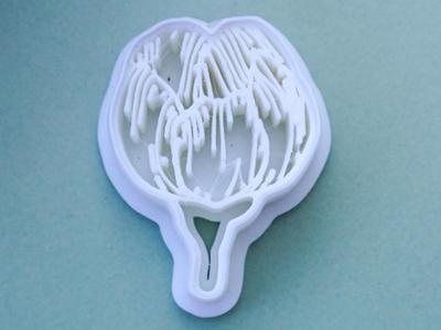 Artichoke Flower Clay Cutter For Earrings Necklace