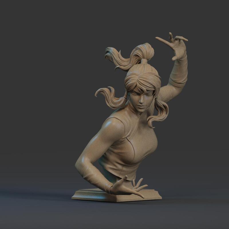 Korra Bust 3D Print