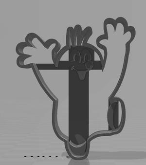 Little Mole (Krtec)  Cookie cutter
