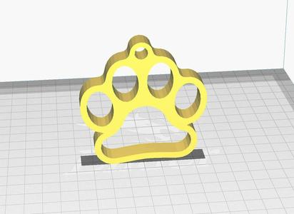 Dog Paw Ornament