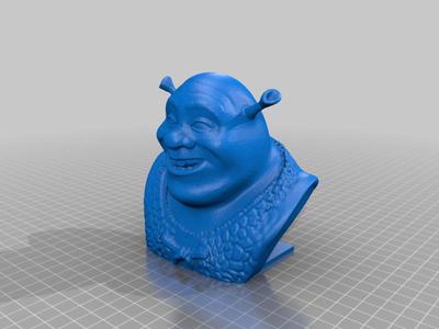 Shrek Bust with base