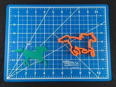 Horse Silhouette Cookie Cutters Multiple Sizes