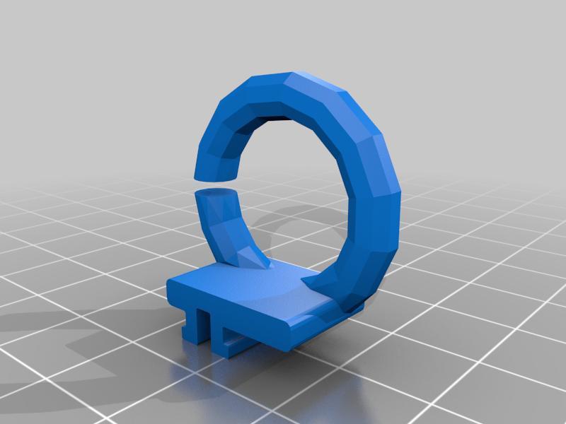 Cable clip filament guide for Snapmaker 2.0 Enclosure