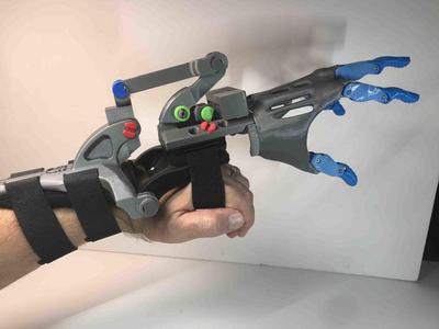 Adapters to attach Prosthetic Hand to Black Ram Mount and updated Pins