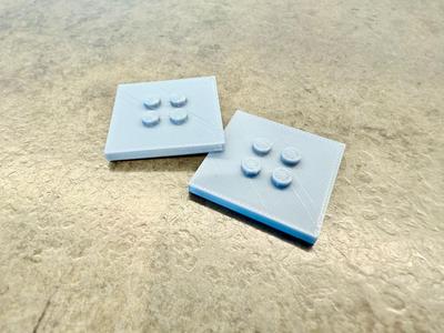 Brick - 4x4 plate with 4 knobs