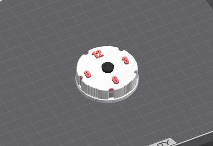 CVS Pill Bottle Lid with hourly reminder knob