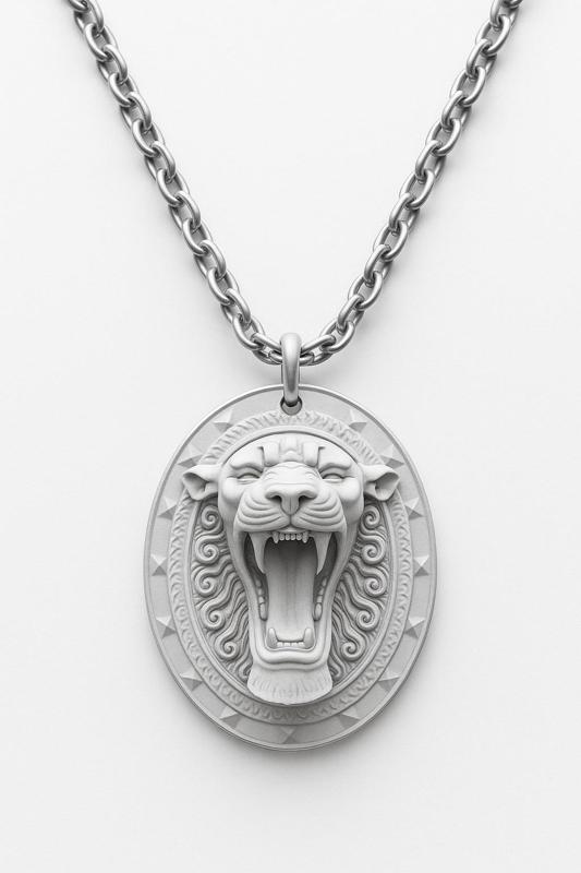 Roaring Lion Head Wall Plaque – Symbol of Power & Majesty | 3D Printable STL Sculpture