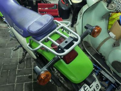 1995 Kawasaki KLX 250 offset blinker mount