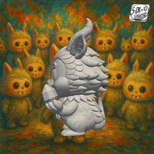 Labubu Crystal Guardian – SoliDRawinGs SG-LABUBU007