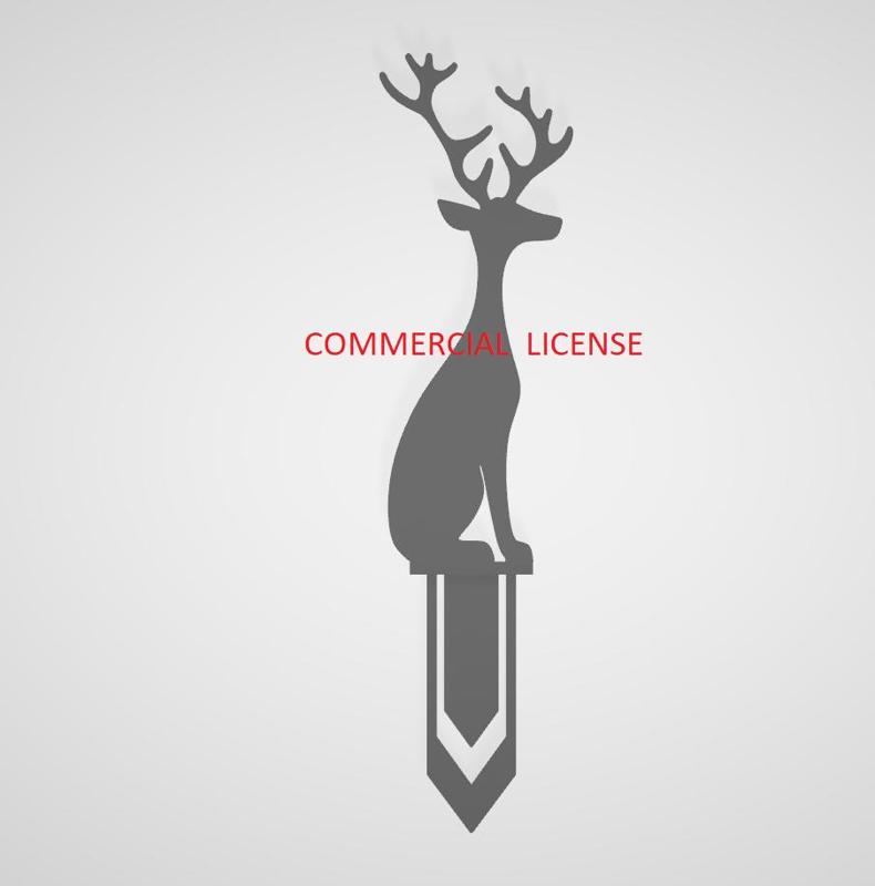 COMMERCIAL LICENSE / DEER / FALLOW DEER / ANIMAL / MASCOT / HOME / BOOKMARK / SIGN / BOOKMARK / GIFT / BOOK / SCHOOL / STUDENTS / TEACHER / OFFICE / NO MEDIA / WITHOUT MEDIA