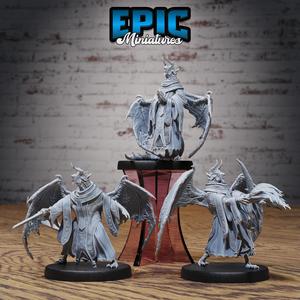 Hunters Guild Bahamut Cleric Set ‧ DnD Miniature ‧ Tabletop Miniatures ‧ Gaming Monster ‧ 3D Model ‧ RPG ‧ DnDminis ‧ STL FILE