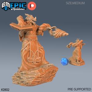 Dragonborn Priest Magic ‧ DnD Miniature ‧ Tabletop Miniatures ‧ Gaming Monster ‧ 3D Model ‧ RPG ‧ DnDminis ‧ STL FILE