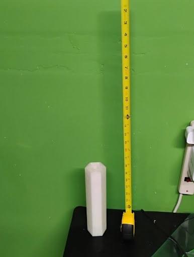 Telescoping actuator 9in to 24in, print-in-place