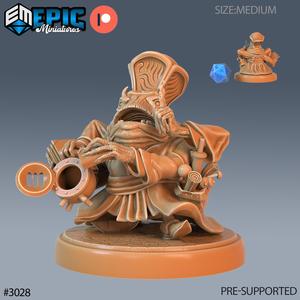 Frog Warlock Moth Lamp ‧ DnD Miniature ‧ Tabletop Miniatures ‧ Gaming Monster ‧ 3D Model ‧ RPG ‧ DnDminis ‧ STL FILE