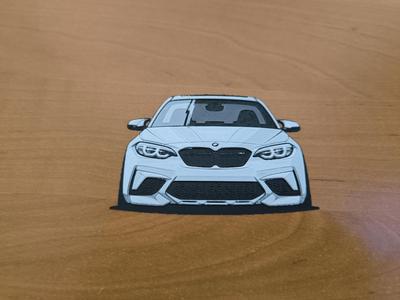 BMW M2 front hueforge