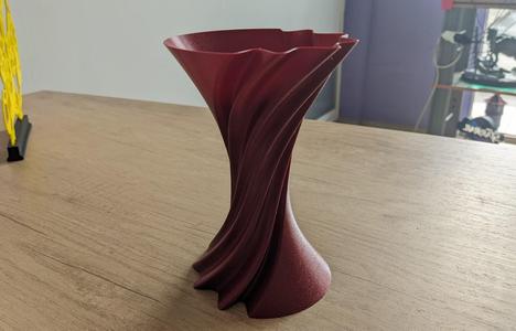 Twisted Towel Vase