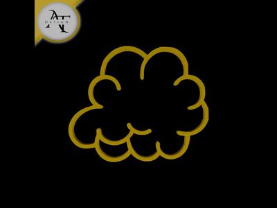Simple Cloud Symbol - 2D Art