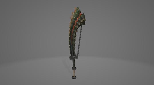 MONSTER HUNTER WORLD DEVILJHO LONG SWORD