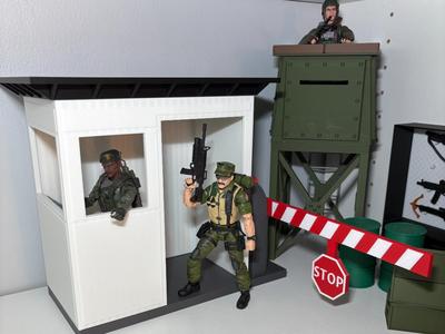 Checkpoint / Guard Shack for 1:12 Action Figures